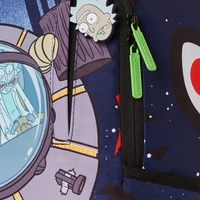 RICK & MORTY RICK SPACESHIP SHARKMOUTH DLXSR BACKPACK