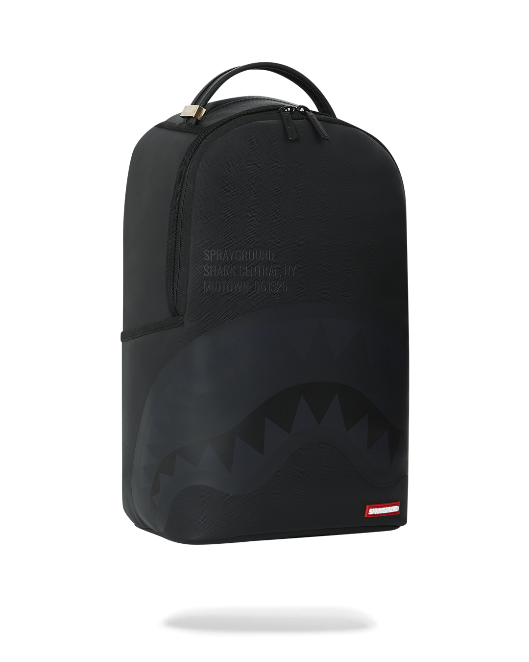 Sprayground Unisex Shark Central 2.0 Black DLXSV Backpack