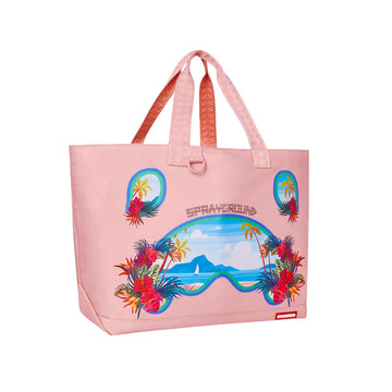 TROPICAL SHARK BEACH TOTE