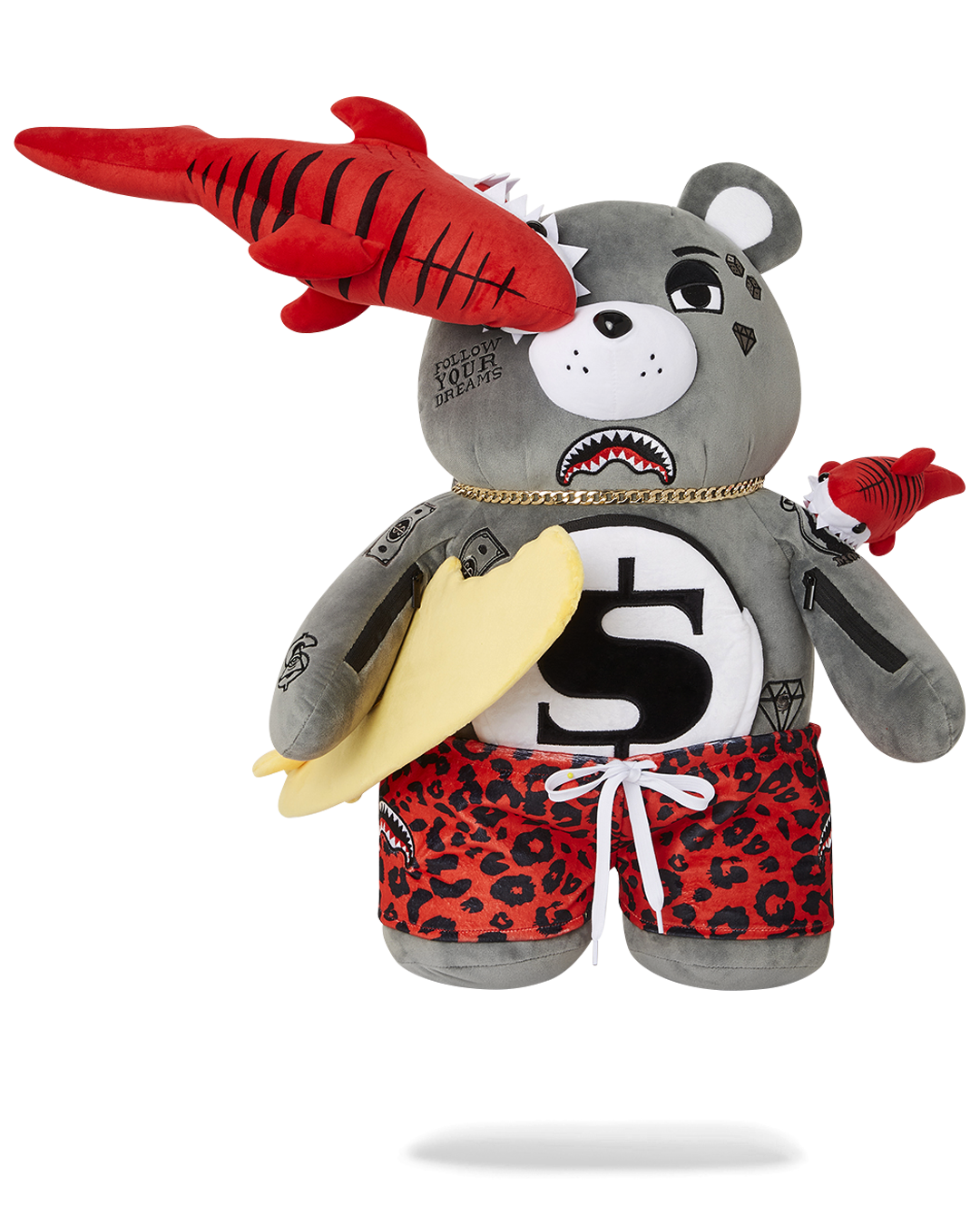 SHARK NIBBLE BEAR BACKPACK