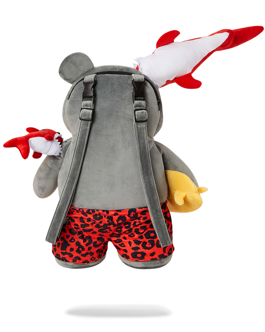 SHARK NIBBLE BEAR BACKPACK