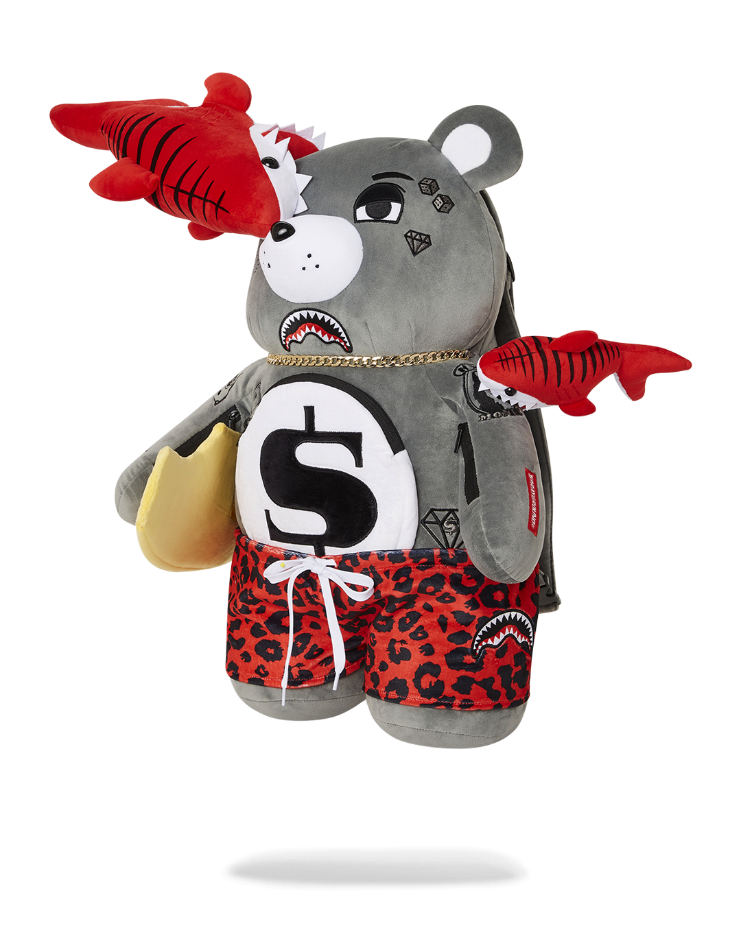 SHARK NIBBLE BEAR BACKPACK
