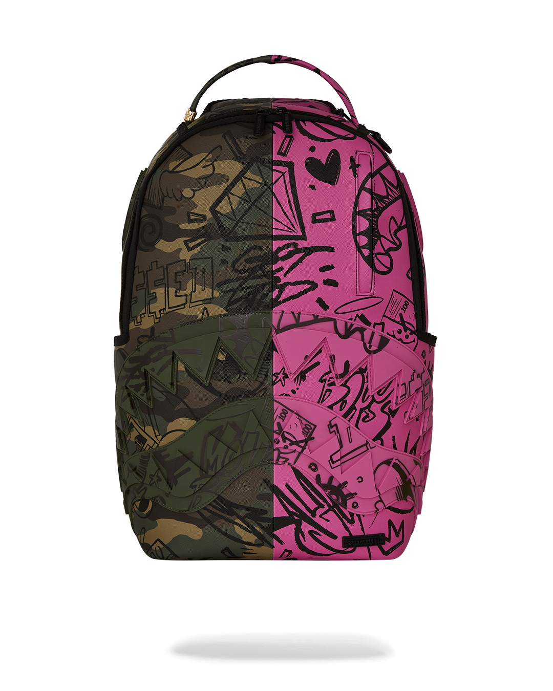 SPLIT PINK AND CAMO DLXSV BACKPACK