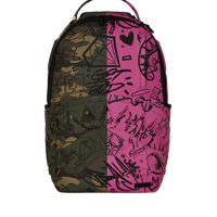 SPLIT PINK AND CAMO DLXSV BACKPACK