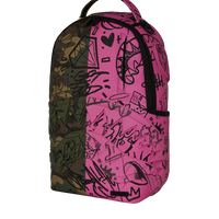 SPLIT PINK AND CAMO DLXSV BACKPACK