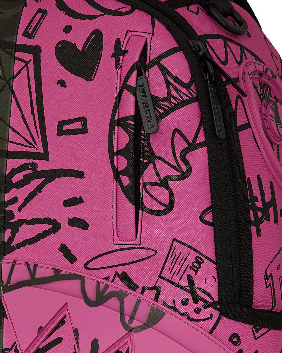 SPLIT PINK AND CAMO DLXSV BACKPACK