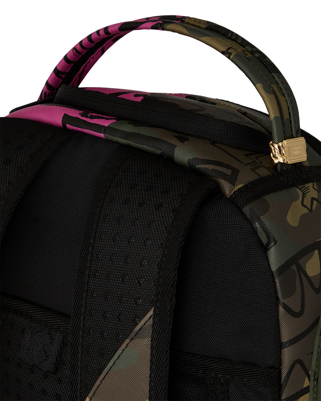 SPLIT PINK AND CAMO DLXSV BACKPACK