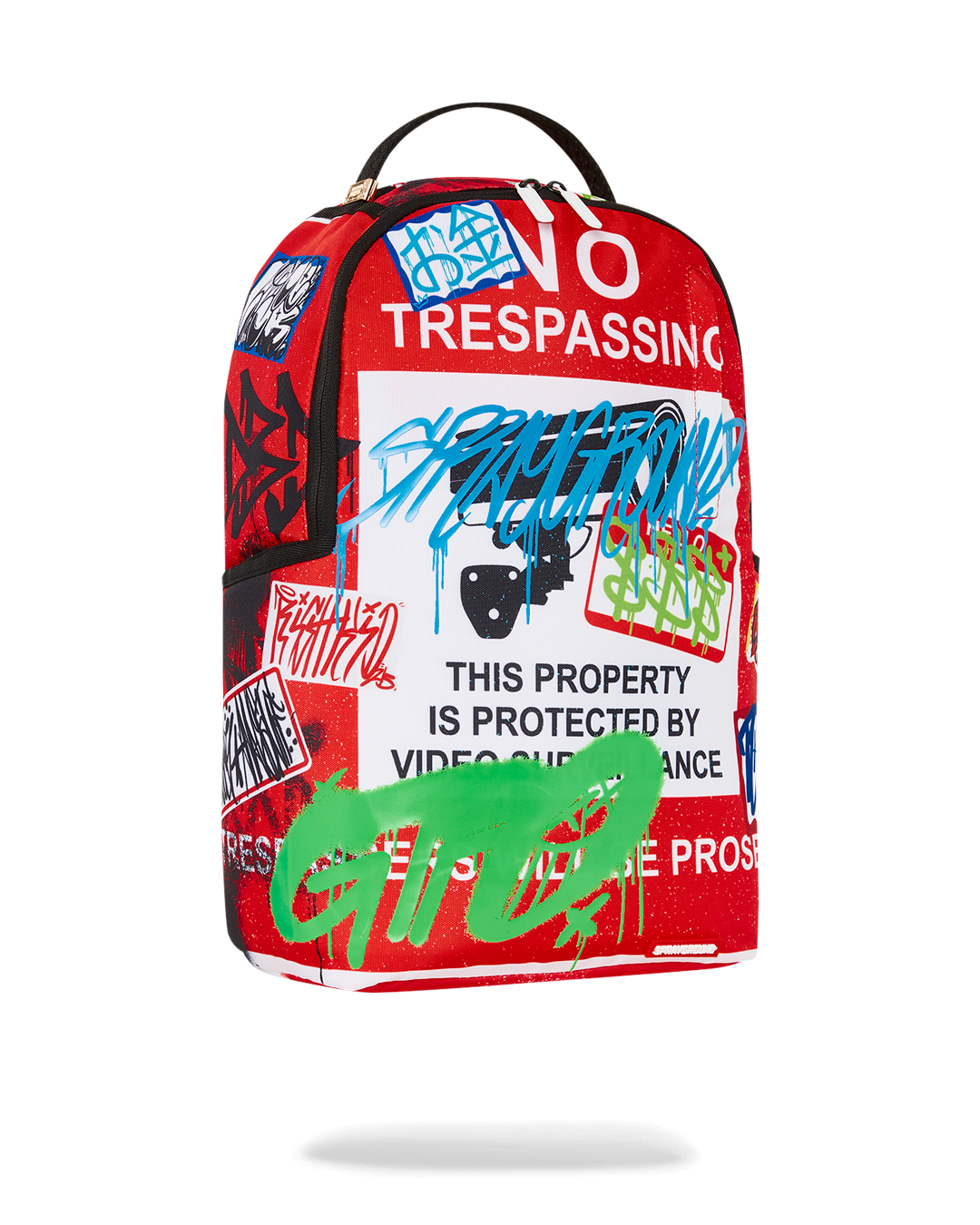 NO TRESSPASSING TRASH DLXSR BACKPACK