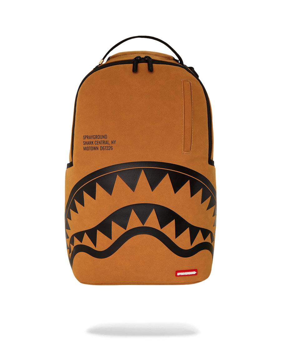 SHARK CENTRAL DLX-FAUX SUEDE BACKPACK
