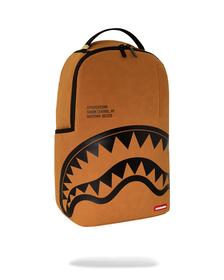 SHARK CENTRAL DLX-FAUX SUEDE BACKPACK