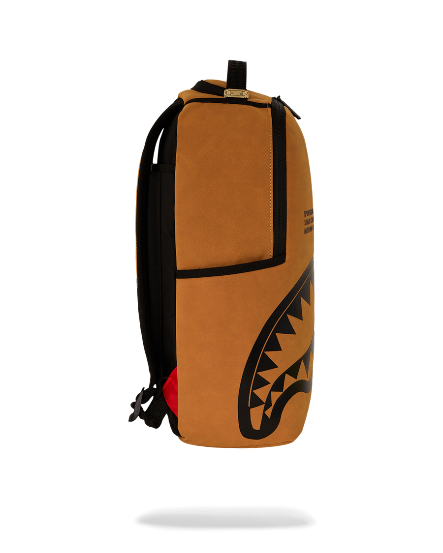 SHARK CENTRAL DLX-FAUX SUEDE BACKPACK