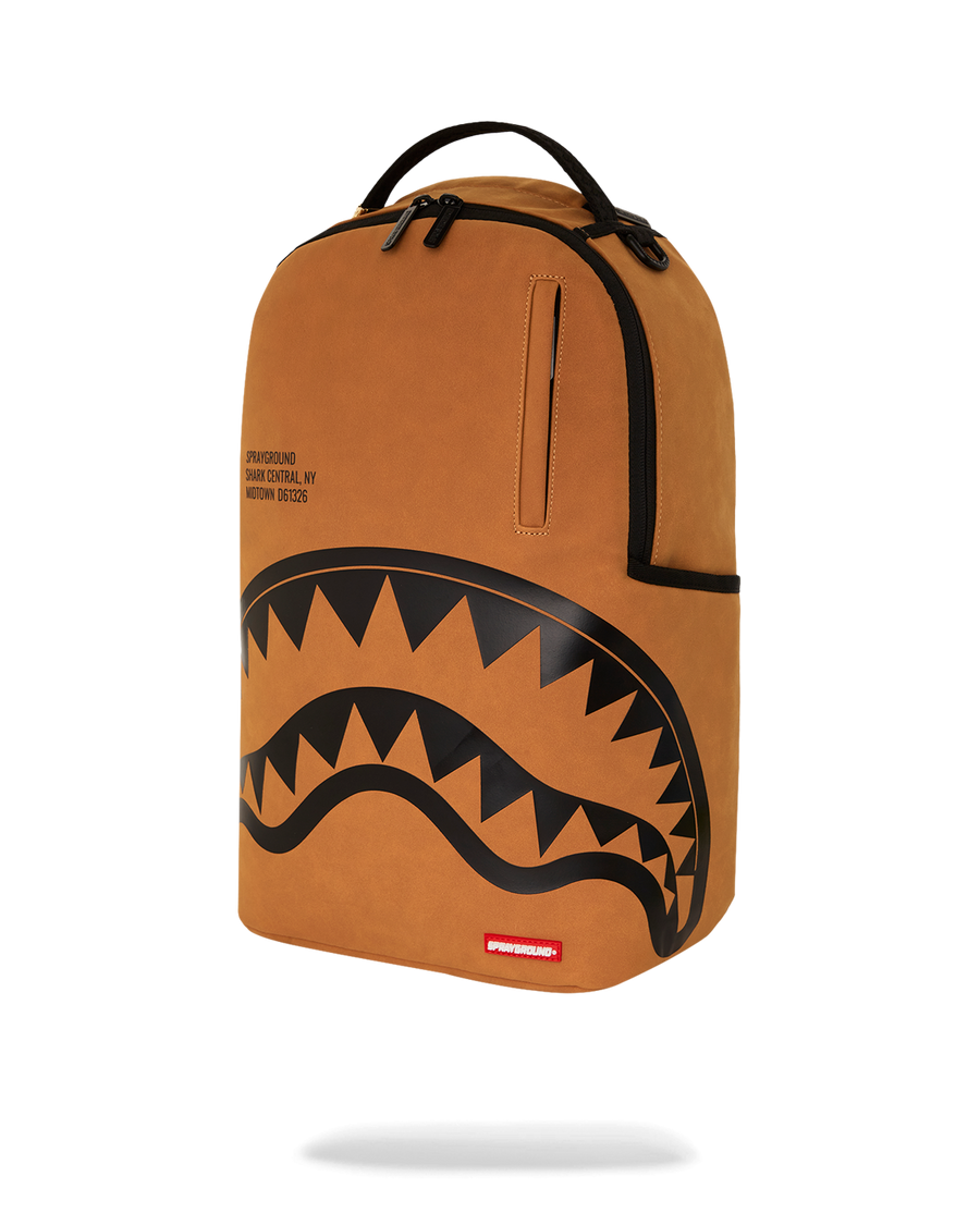 SHARK CENTRAL DLX-FAUX SUEDE BACKPACK