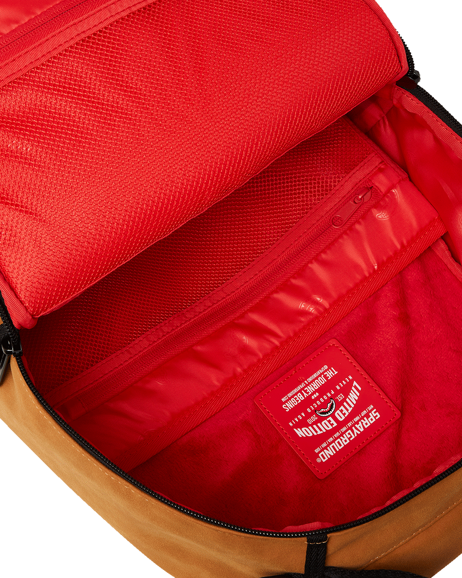 SHARK CENTRAL DLX-FAUX SUEDE BACKPACK