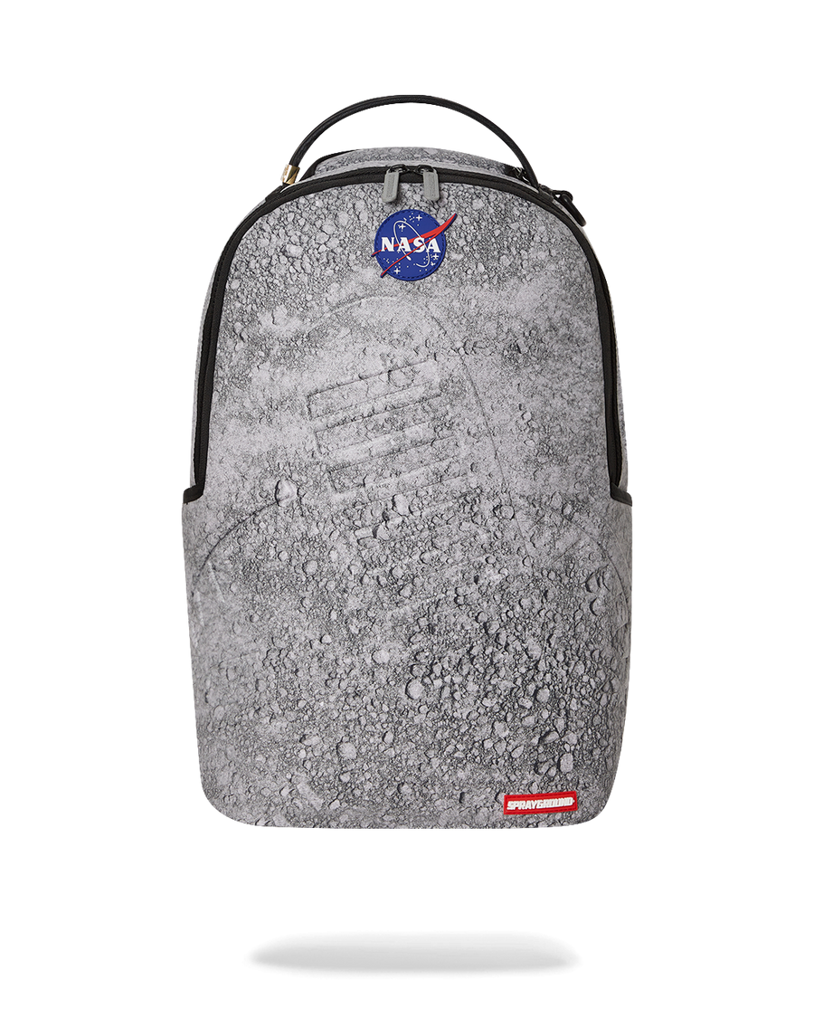 NASA MOON LANDING FOOT EMBOSSED BACKPACK - spraygroundgcc