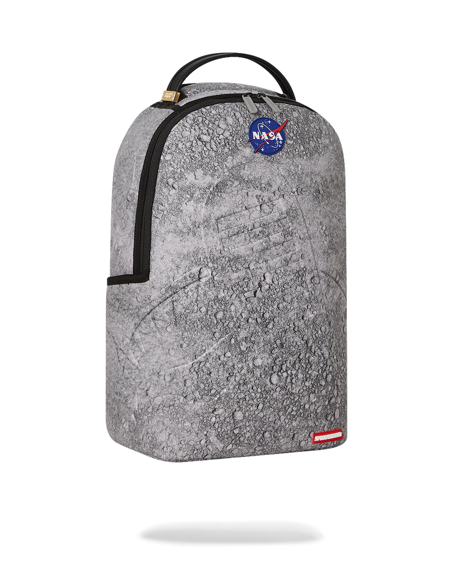 NASA MOON LANDING FOOT EMBOSSED BACKPACK - spraygroundgcc