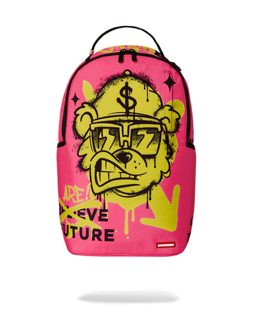 MONEY BEAR GRAFFITI DLXR BACKPACK