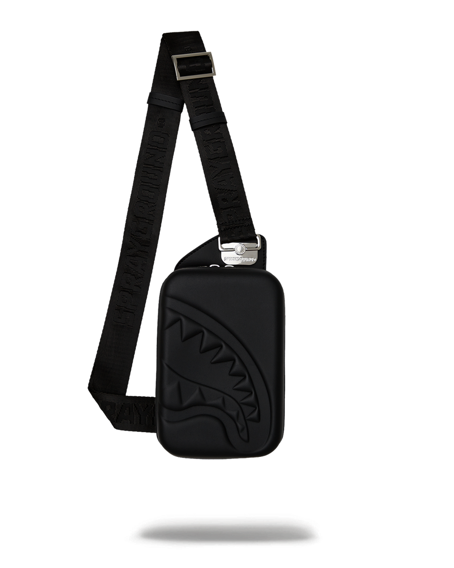 PRINTED ZIP SHARK EMBOSSED SLING
