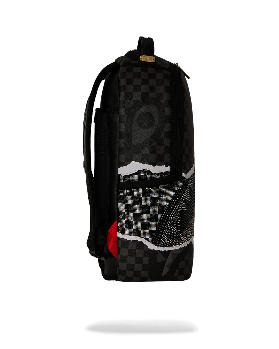 GOLD DIAMOND TEAR BACKPACK