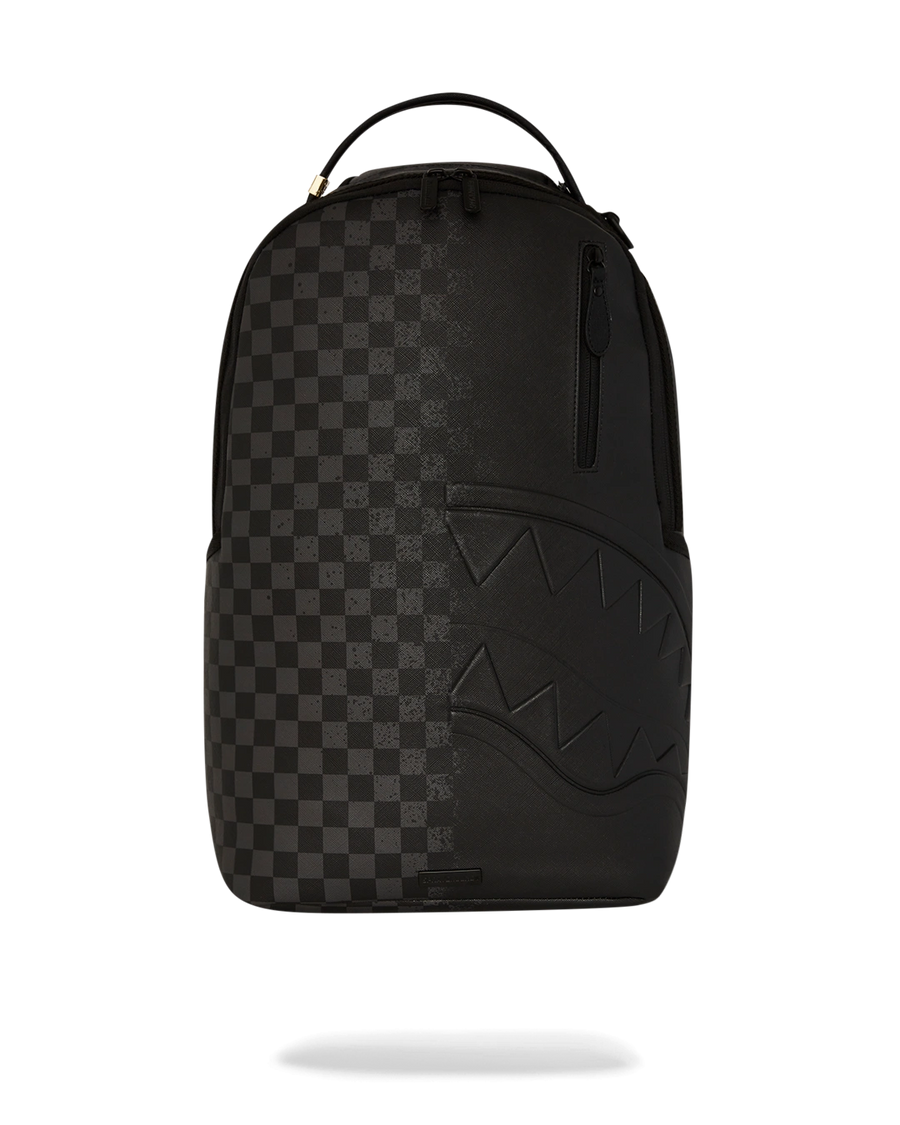 SPRAY SPRITZ GREY CHECK BLACK DLXSV BACKPACK