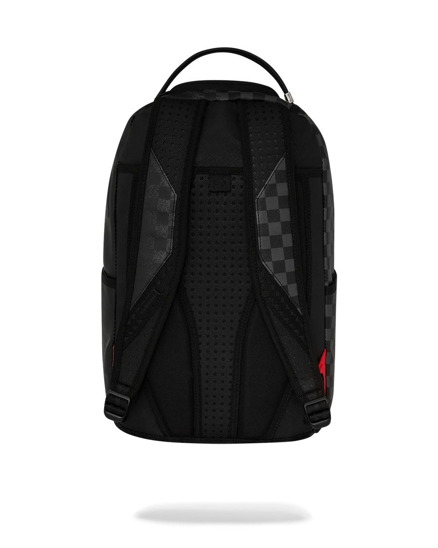 SPRAY SPRITZ GREY CHECK BLACK DLXSV BACKPACK