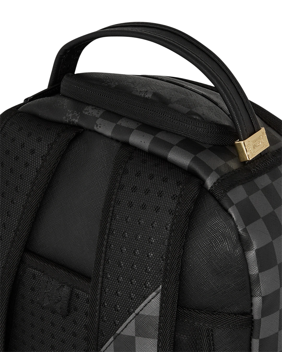 SPRAY SPRITZ GREY CHECK BLACK DLXSV BACKPACK