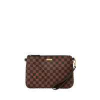 CORE EMBOSSED CHECK CLUTCH