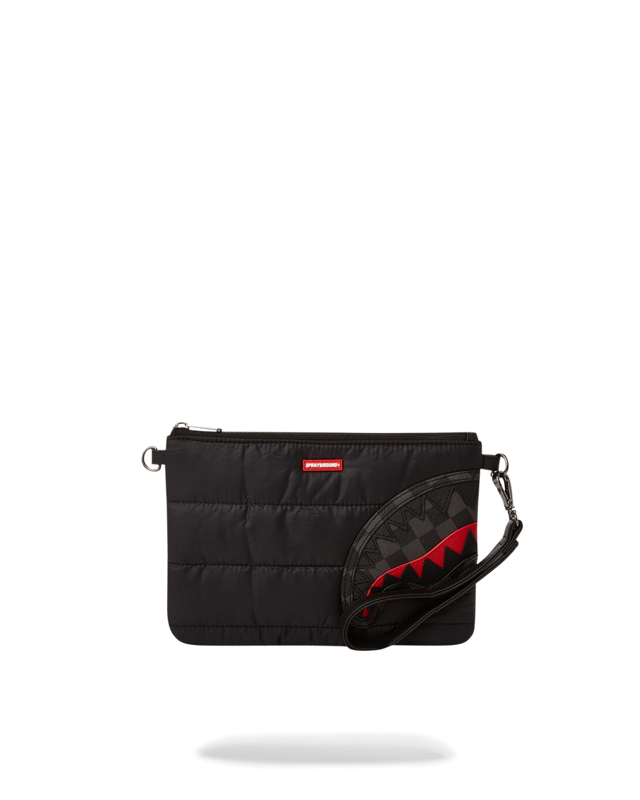 BLACK PUFFER CLUTCH