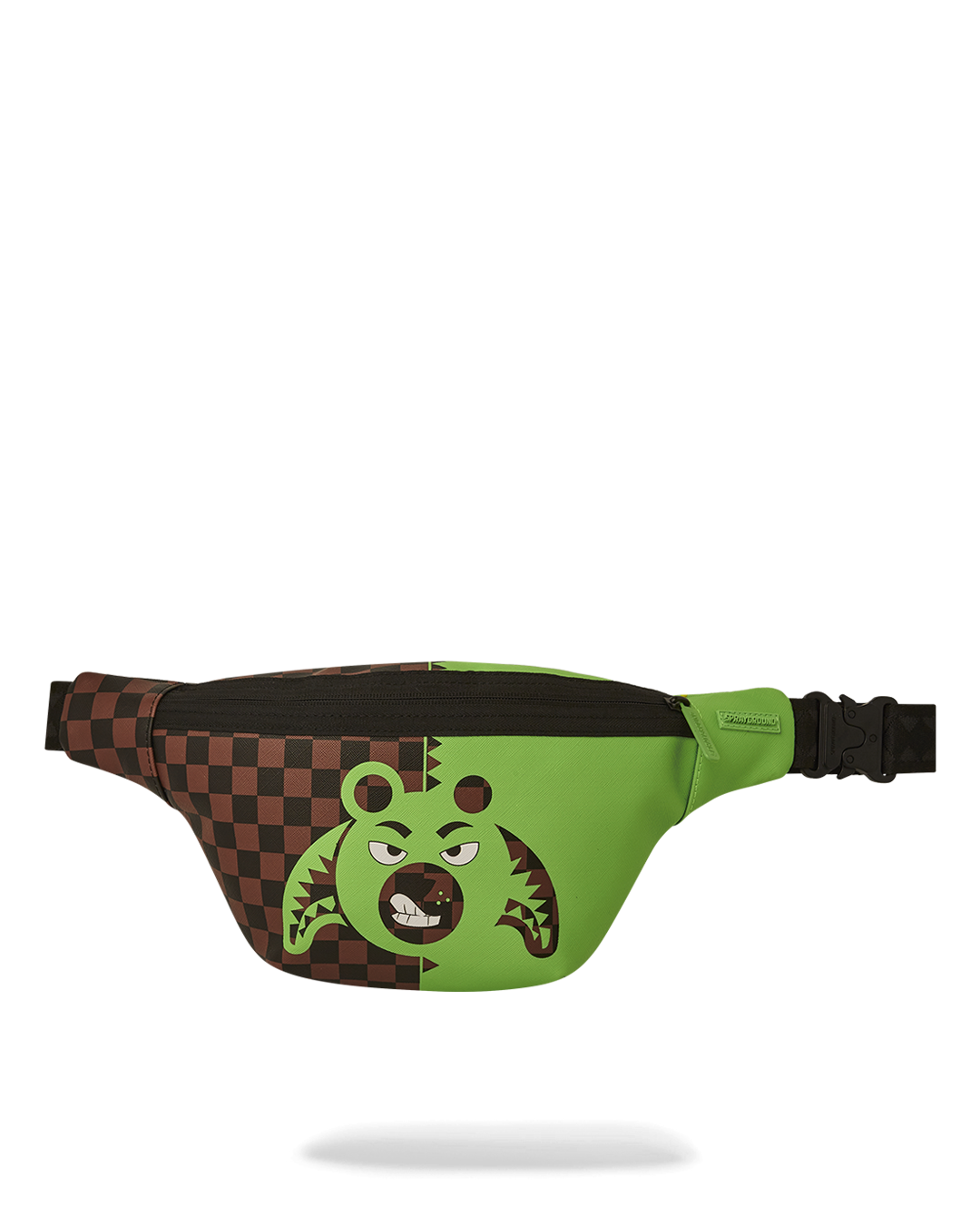 GREEN MONEY BEAR SPLIT SAVVY CROSS-BODY