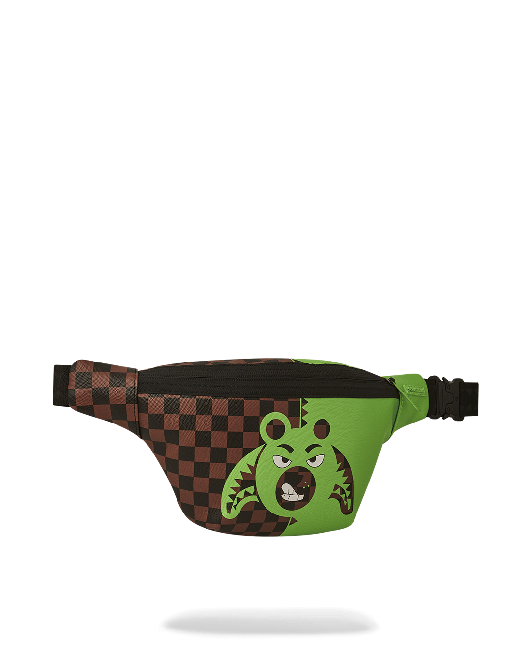 GREEN MONEY BEAR SPLIT SAVVY CROSS-BODY