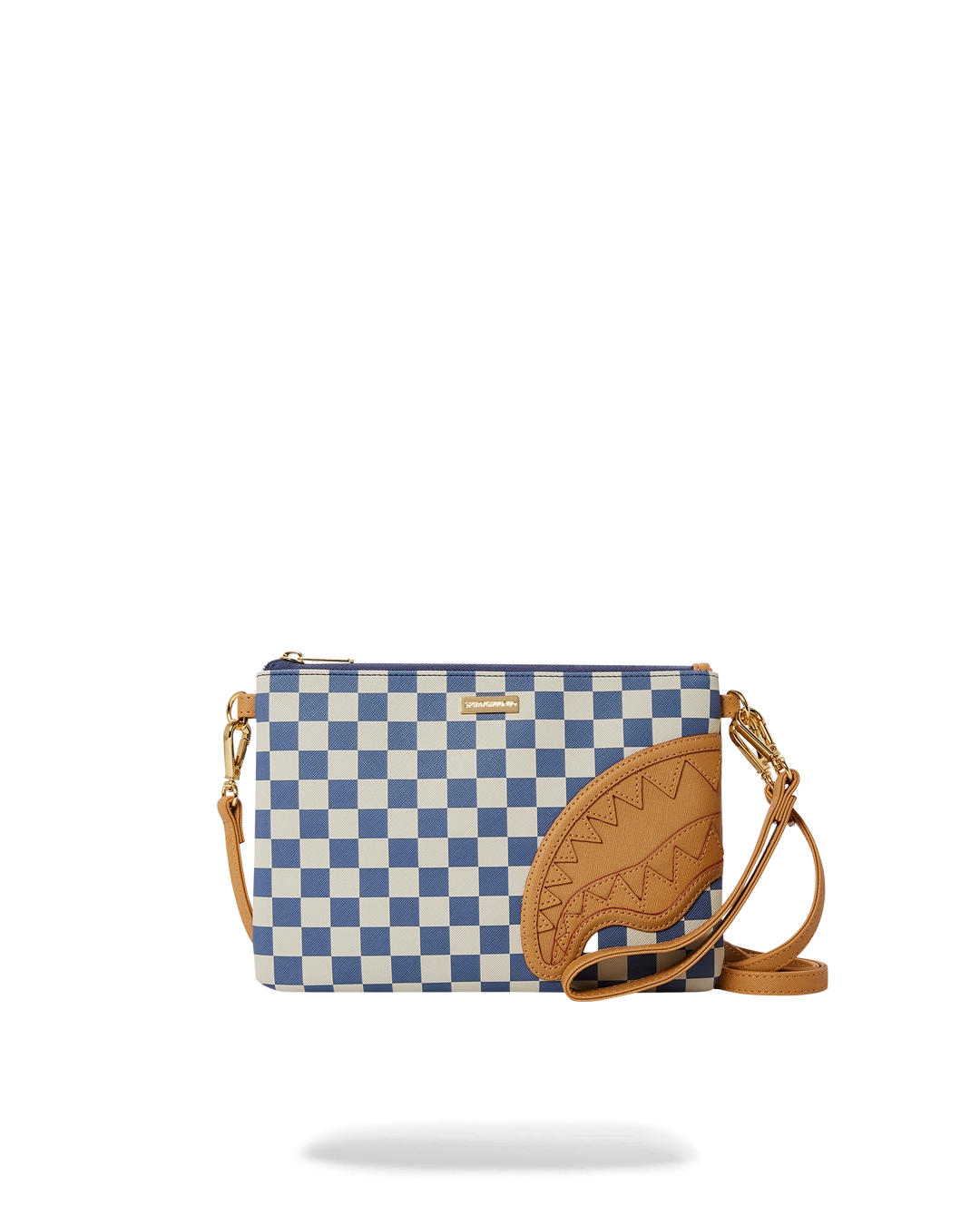 LETTER CHECKERS CLUTCH