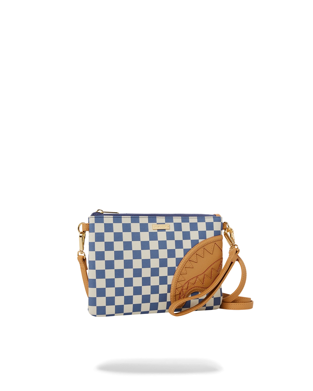 LETTER CHECKERS CLUTCH