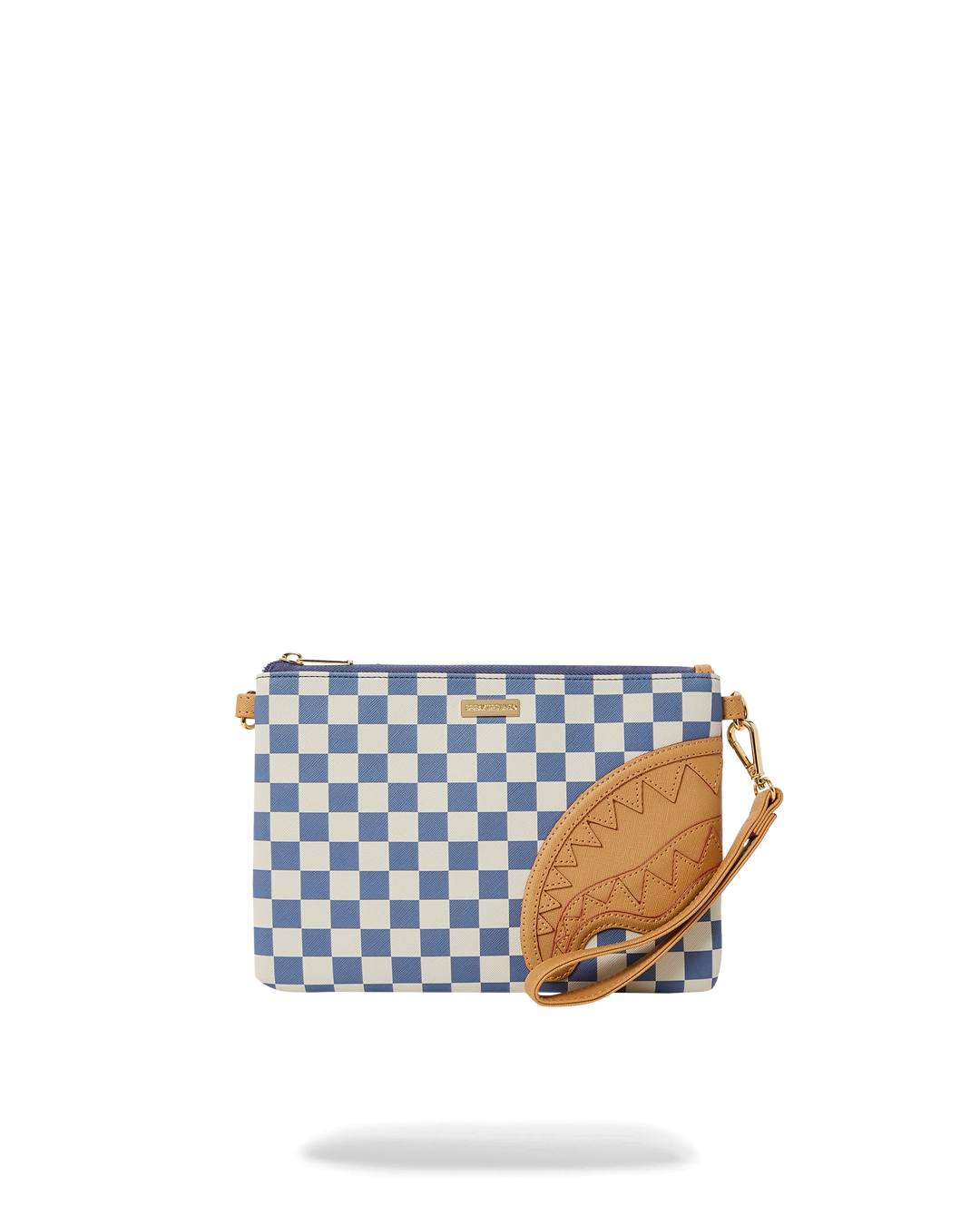 LETTER CHECKERS CLUTCH