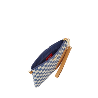 LETTER CHECKERS CLUTCH