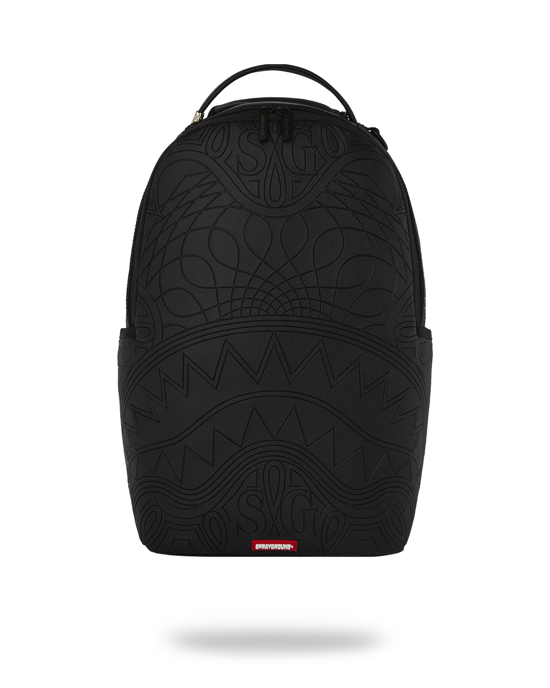 TONAL MONOGRAM EMBOSS SHARK BACKPACK