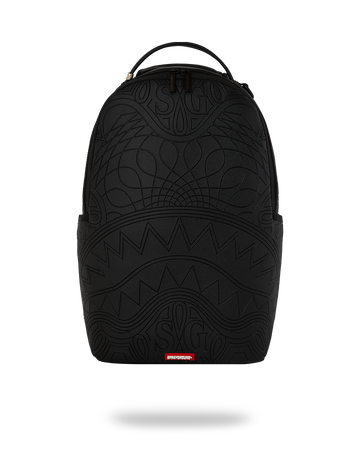 TONAL MONOGRAM EMBOSS SHARK BACKPACK