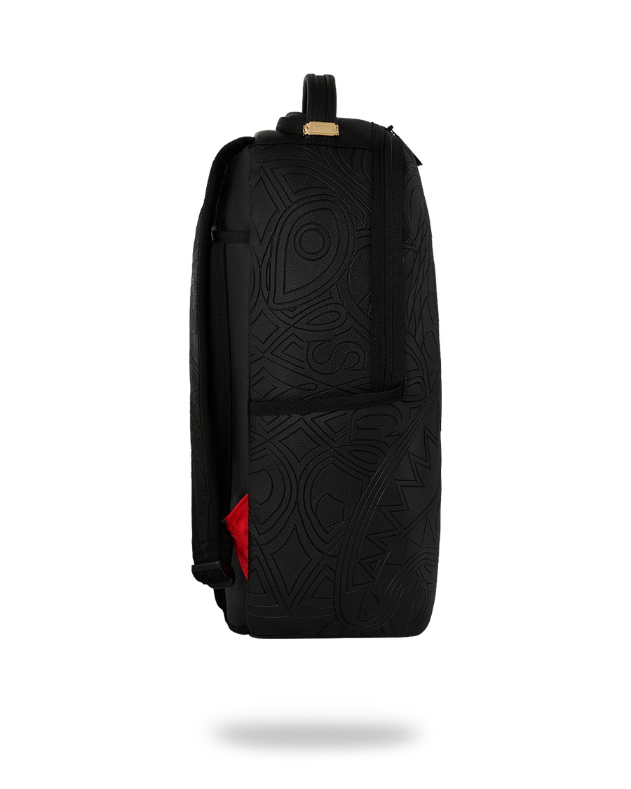 TONAL MONOGRAM EMBOSS SHARK BACKPACK