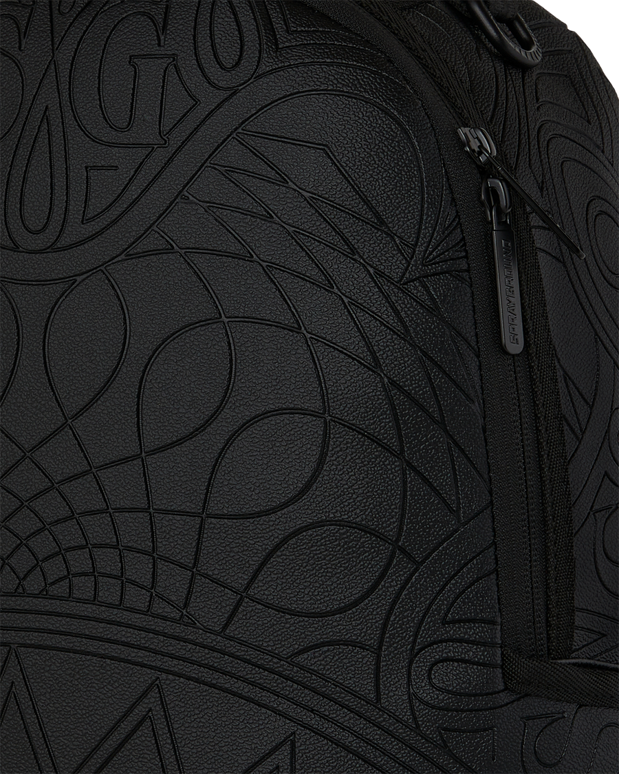 TONAL MONOGRAM EMBOSS SHARK BACKPACK