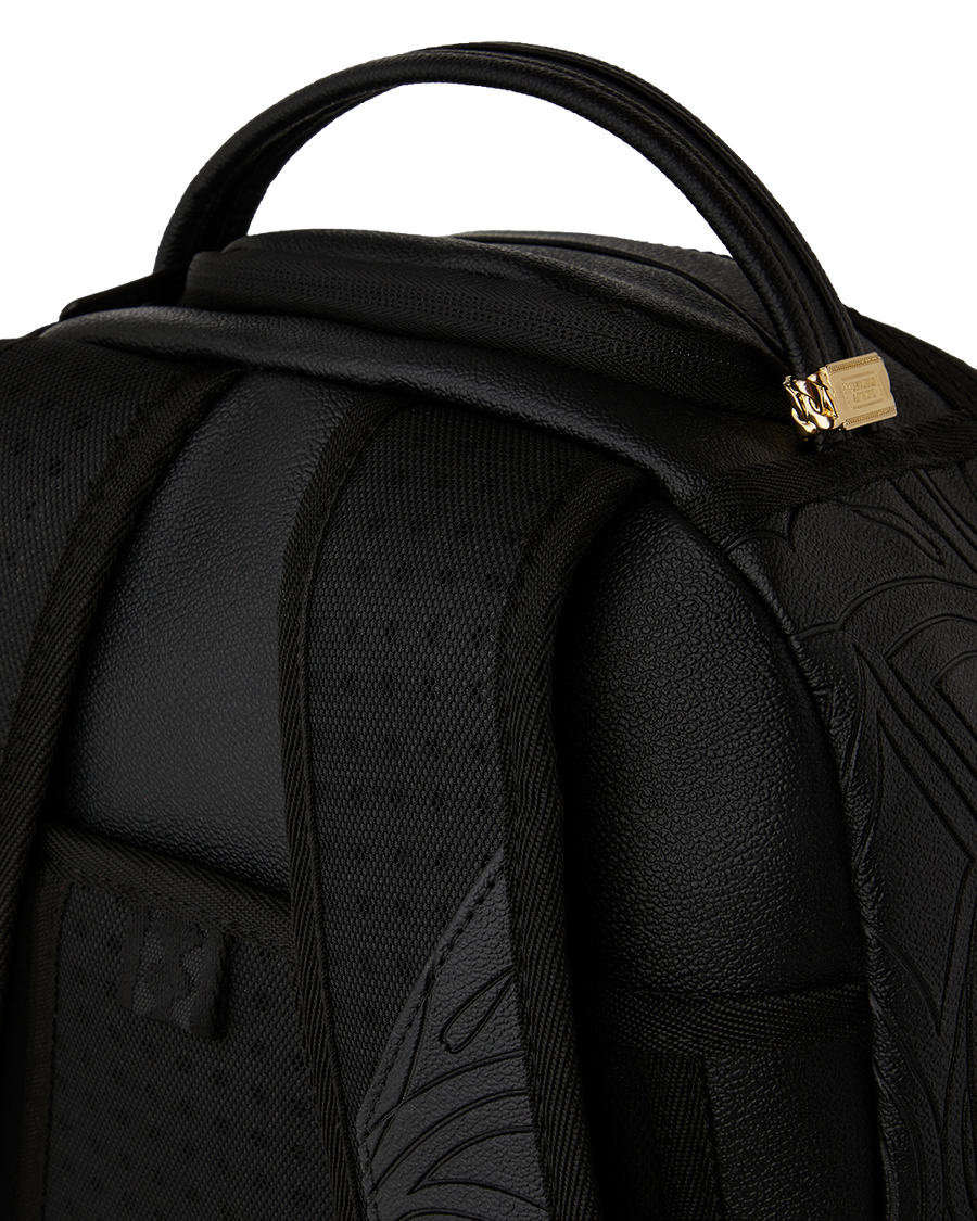 TONAL MONOGRAM EMBOSS SHARK BACKPACK