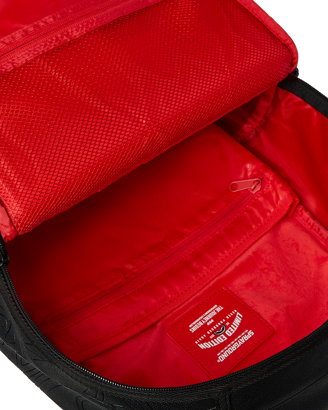 TONAL MONOGRAM EMBOSS SHARK BACKPACK