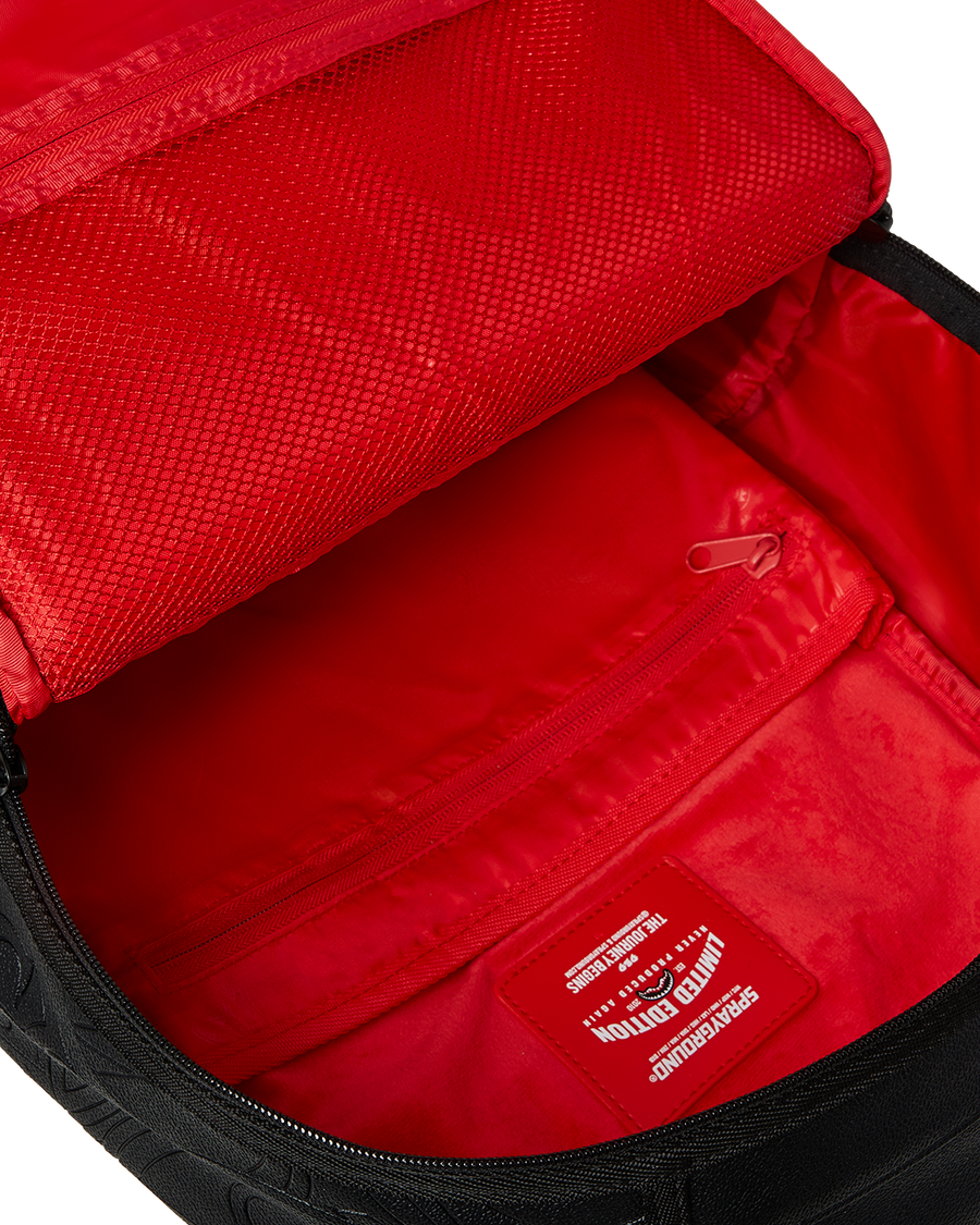 TONAL MONOGRAM EMBOSS SHARK BACKPACK