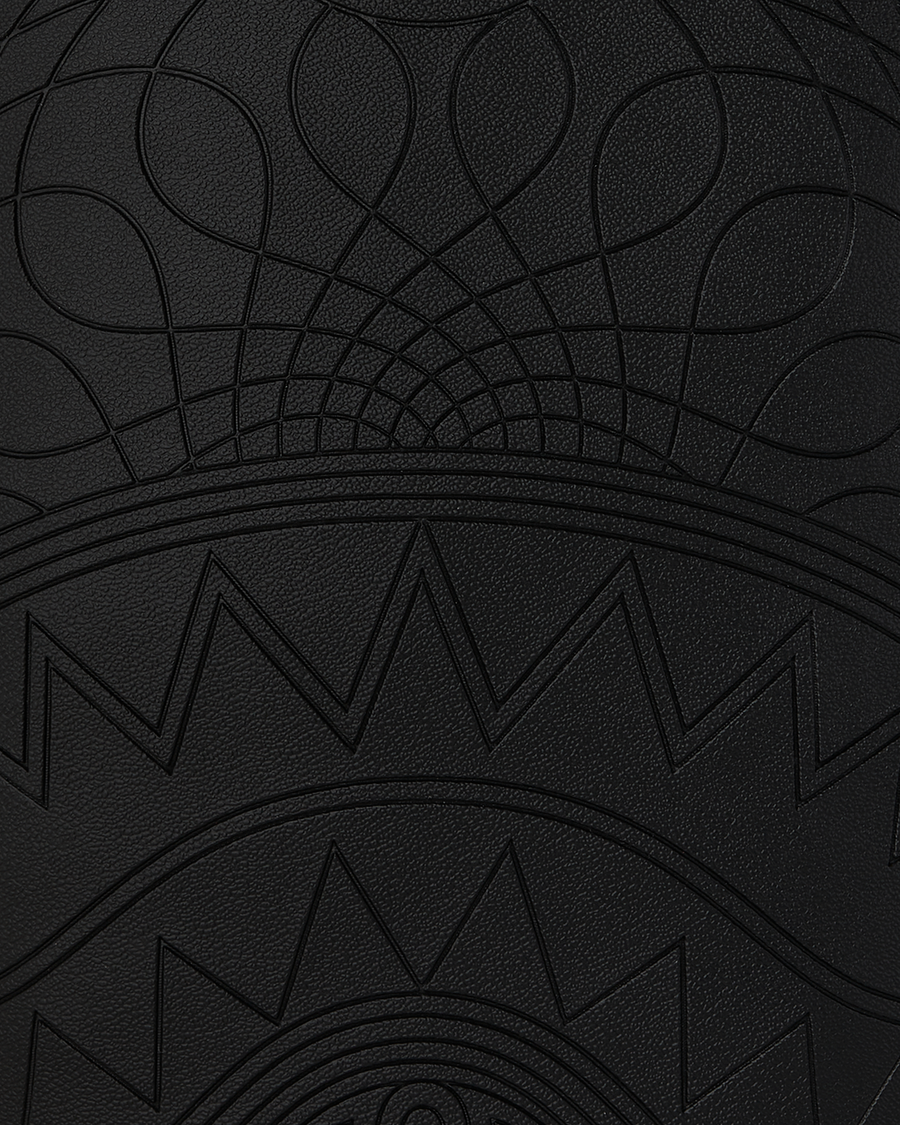 TONAL MONOGRAM EMBOSS SHARK BACKPACK