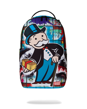 MONOPOLY MAN SPRAYED BOARD DLXR BACKPACK