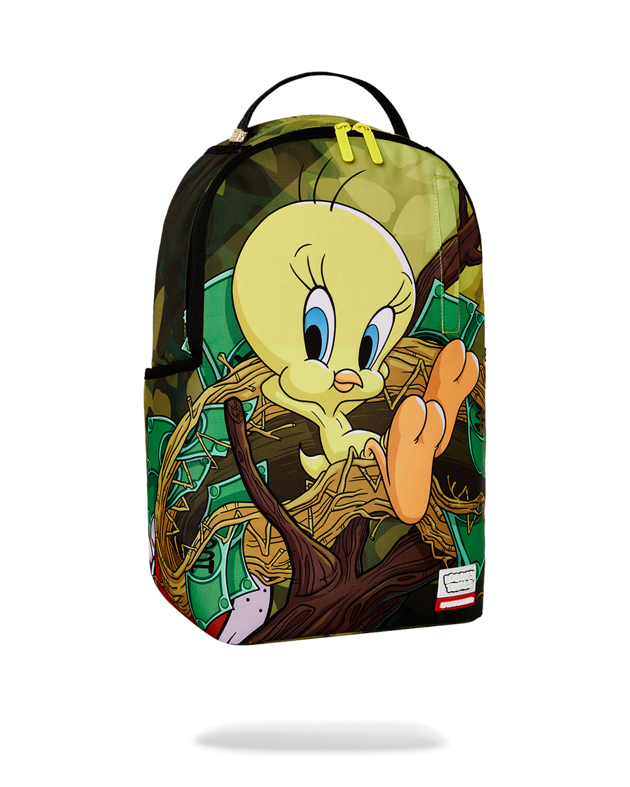LOONEY TUNES TWEETY MONEY NEST SHARK DLXR BACKPACK