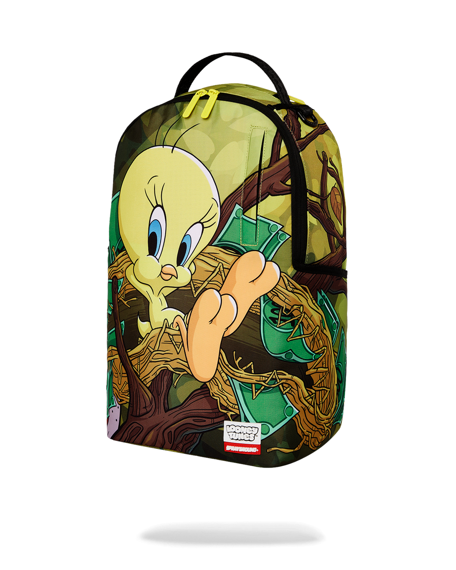 LOONEY TUNES TWEETY MONEY NEST SHARK DLXR BACKPACK