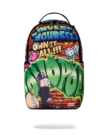 MONOPOLY MAN GRAFFITI DLXR BACKPACK