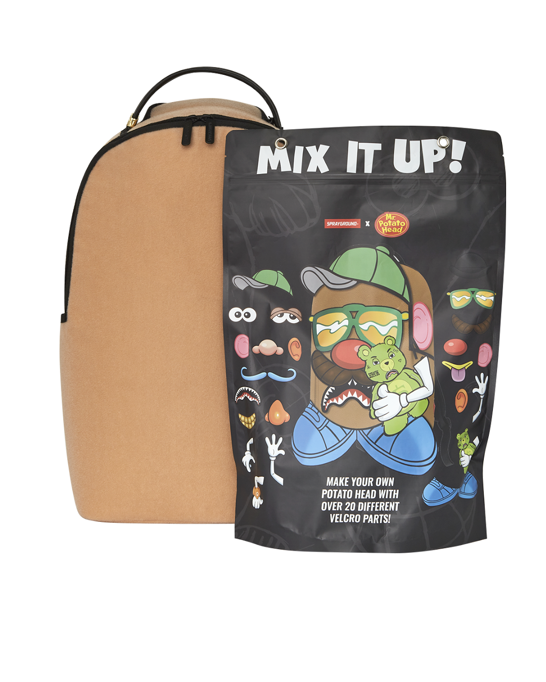 MR. POTATO HEAD VELCRO PATCHES  DLXSV BACKPACK