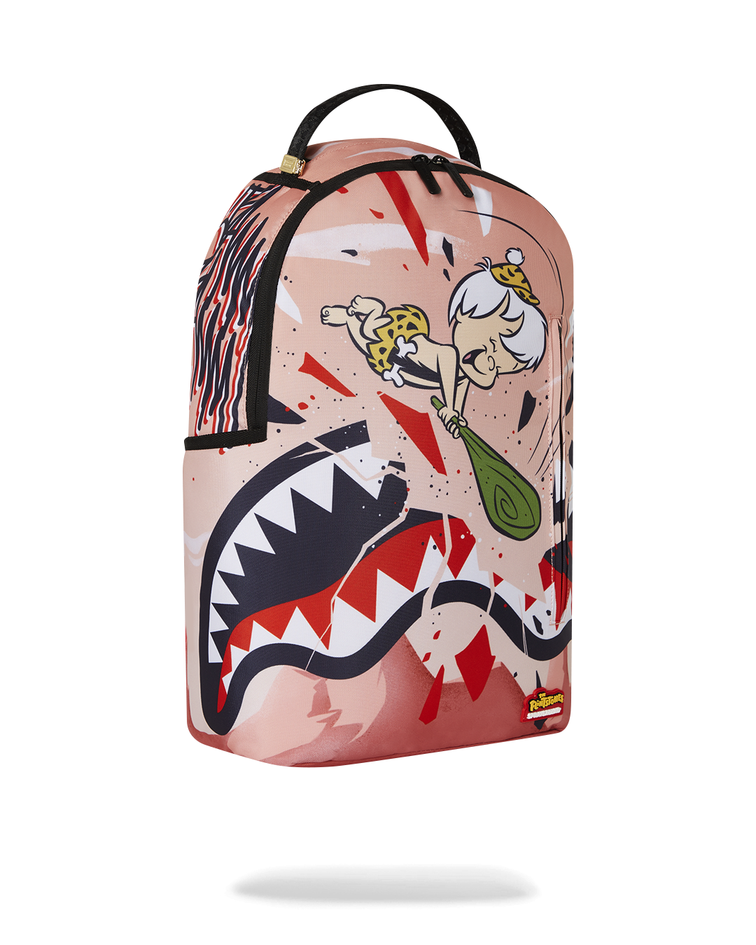 FLINSTONES BAMM BAMM DESTROYING SHARK DLXR BACKPACK