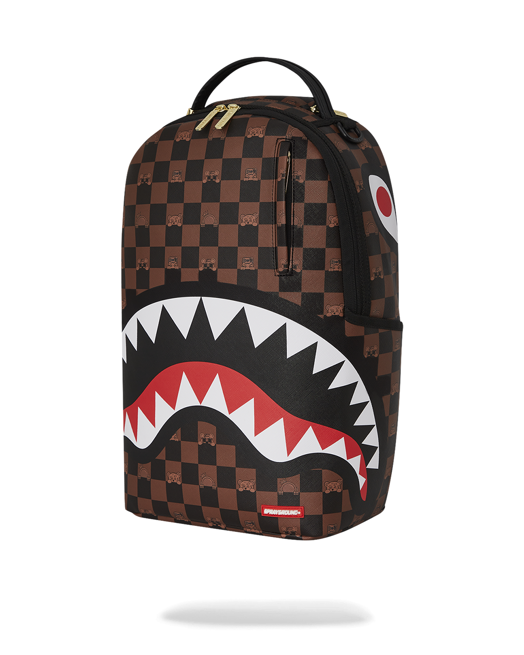 PEEKING CHARACTER CHECK BACKPACK