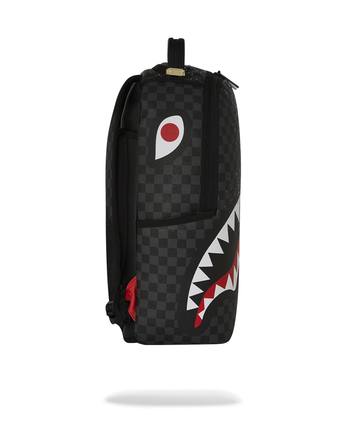 GREY CHECK SCRIBBLE SPLIT DLX BACKPACK