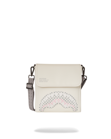 CREAM CHECK MESSENGER SLING